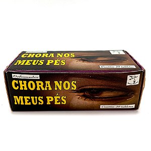 Incenso Defumador Tablete Cx C/ 20Un Chora Nos Meus Pés
