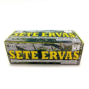 Incenso Defumador Tablete Cx C/ 20Un 7 Ervas