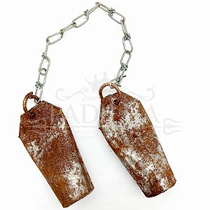 Sino Alakoro De Ferro Forjado P/ Assentamento Ogum
