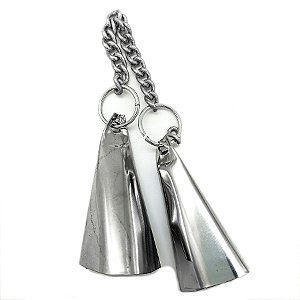 Mini Sino Alakoro Pingente Prata 10CM Para Ogum