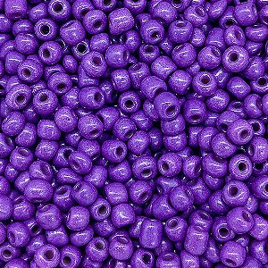 Miçanga Pacote 500g Conta de Missanga Leitosa Roxo