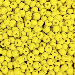 Miçanga Pacote 500g Conta de Missanga Leitosa Amarelo