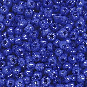 Pacote 500G Conta De Missanga Leitosa Azul Marinho