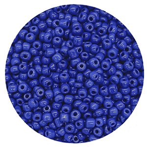 Pacote 500G Conta De Missanga Leitosa Azul Marinho