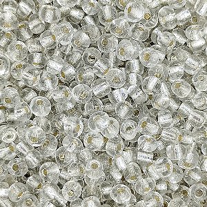 Pacote 500G Conta De Missanga Transparente Incolor