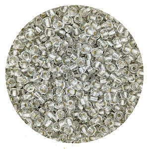 Pacote 500G Conta De Missanga Transparente Incolor