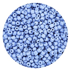 Miçanga Pacote 100g Conta de Missanga Leitosa Azul