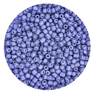 Miçanga Pacote 100g Conta de Missanga Leitosa Azul Jeans