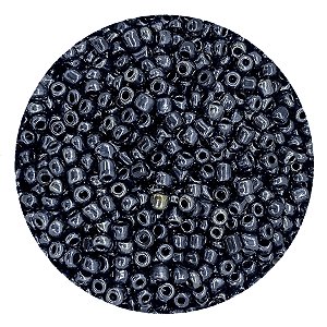 Pacote 100G Conta De Missanga Leitosa Grafite