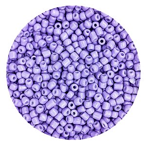 Pacote 100G Conta De Missanga Leitosa Lilás