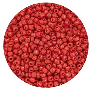 Miçanga Pacote 100g Conta de Missanga Leitosa Vermelho