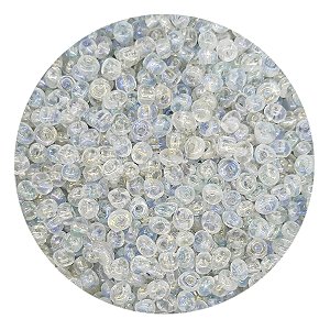 Pacote 100G Conta De Missanga Transparente Furta Cor