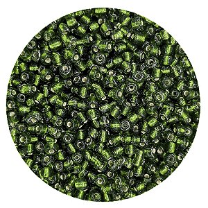 Pacote 100G Conta De Missanga Transparente Verde