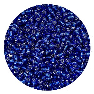Miçanga Pacote 100g Conta de Missanga Cristalizada Azul Marinho