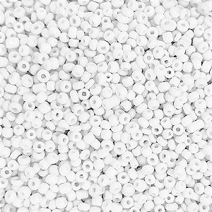 Pacote 500G Conta De Missanguinha Leitosa Branco