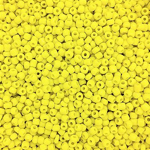 Pacote 500G Conta De Missanguinha Leitosa Amarelo