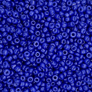 Pacote 500G Conta De Missanguinha Leitosa Azul Marinho