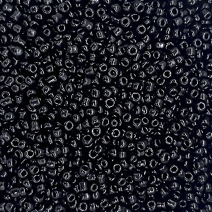 Pacote 500G Conta De Missanguinha Leitosa Preto