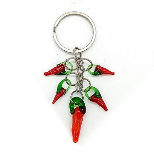 Chaveiro Pequeno Pimenta P/ Proteção Contra Inveja