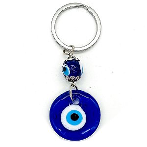 Chaveiro Pequeno Olho Grego Proteção Contra Olho Gordo