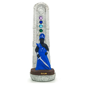 Incensario Porta Incenso Sete (7) Chakras Orixá Ogum