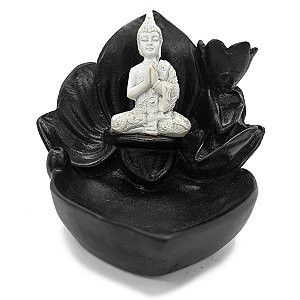 Incensario Cascata Porta Incenso Flor Buda Tibetano