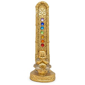 Incensario Porta Incenso Sete (7) Chakras Buda