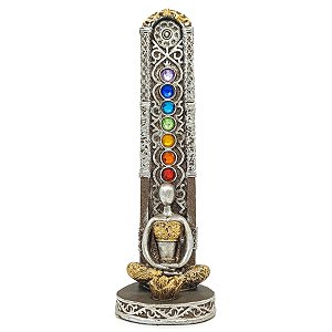 Incensario Porta Incenso Sete (7) Chakras Ioga Meditação