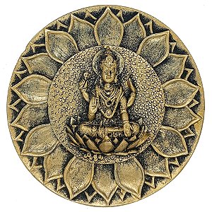 Incensario Porta Incenso Prato 10Cm Buda Tibetano