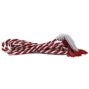 Fiel Cordão De São Francisco Vermelho/Branco 2M C/ Tassel