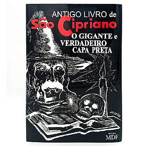 Antigo Livro De São Cipriano O Gigante E Verdadeiro Capa Preta Ed. Mdf