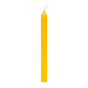 Vela Palito De Cera Aromatizada Mel Unidade Amarelo