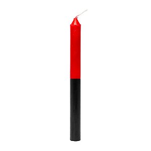 Vela Palito De Parafina Unidade Vermelho/Preto