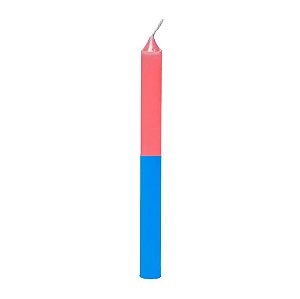 Vela Palito De Parafina Unidade Rosa/Azul