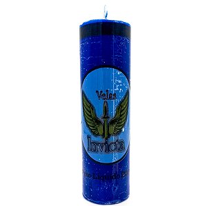 Vela De 7 Dias 44Mm Parafina Azul Marinho Unidade Invicta