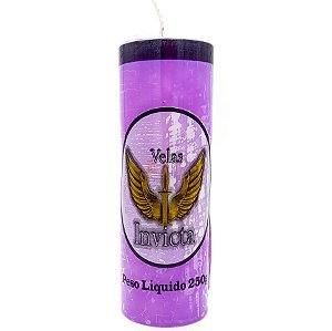 Vela De 7 Dias 50Mm Parafina Lilás Unidade Invicta