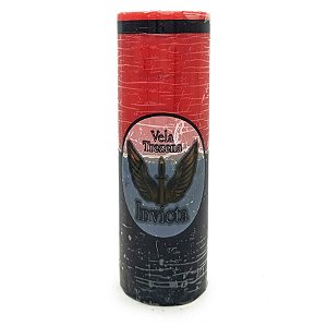 Vela Trezena 13 Dias Parafina Vermelha/Preta Unidade Invicta
