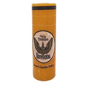 Vela Trezena 13 Dias Parafina Laranja Unidade Invicta