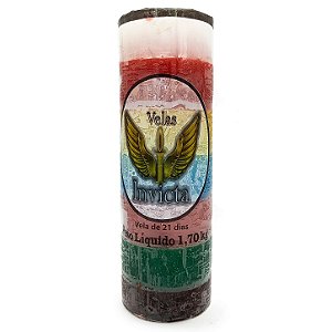 Vela Devocional 21 Dias 7 Linhas Parafina Unidade Invicta