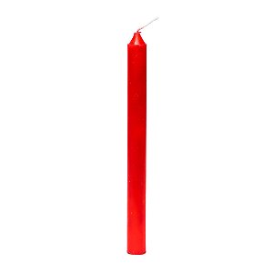 Vela Grande 12H De Parafina Unidade Vermelho