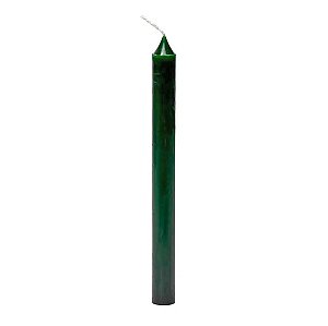 Vela Grande 12H De Parafina Unidade Verde