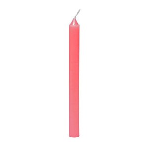 Vela Grande 12H De Parafina Unidade Rosa