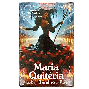 Baralho Tarot Maria Quitéria C/ 36 Cartas Explicativas