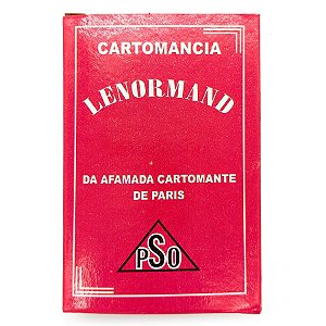 Jogo De Cartas Lenormand Cartomancia Tarô 36 Cartas + Manual
