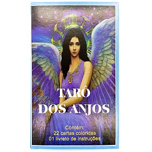 Baralho Tarô Dos Anjos C/ 22 Cartas Arcanos Maiores + Manual