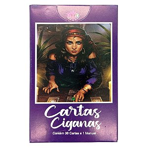 Baralho Tarot 36 Cartas Ciganas + Manual