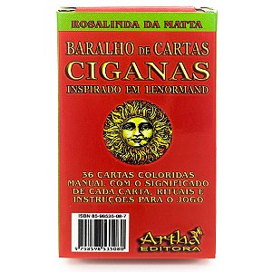 Tarot Baralho De Cartas Ciganas Com 36 Cartas + Manual