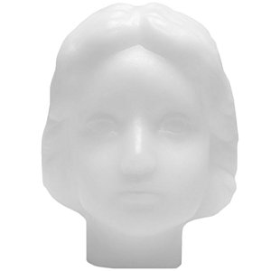 Vela De Magia Cabeça Feminina Branco