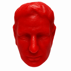 Vela De Magia Cabeça Masculina Vermelho