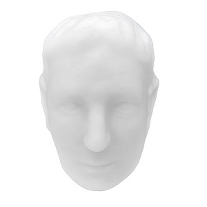 Vela De Magia Cabeça Masculina Branco